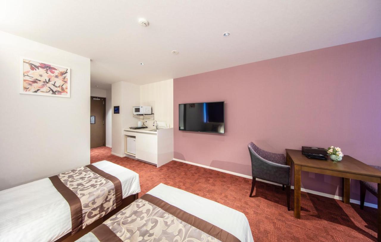 GRAND BASE Okayama Ekimae Lejlighedshotel Eksteriør billede